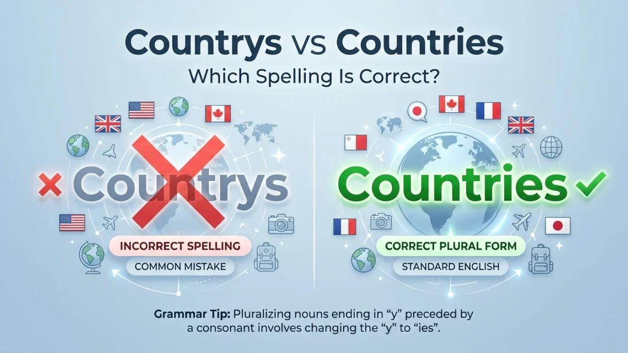 countrys vs countries