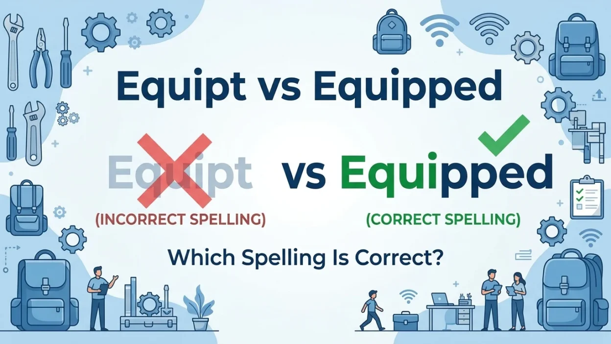 equipt vs equipped