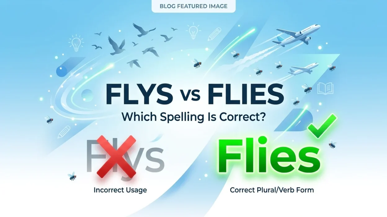 flys vs flies