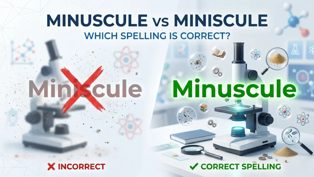 minuscule vs miniscule