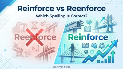 reinforce vs reenforce
