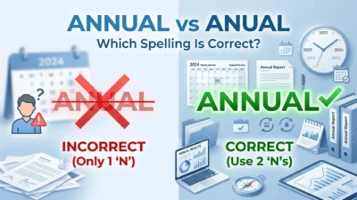 annual vs anual
