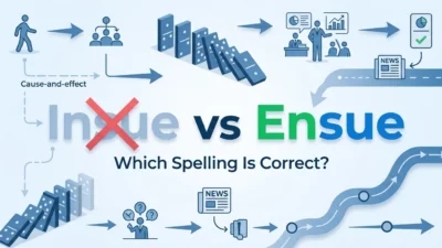 insue vs ensue