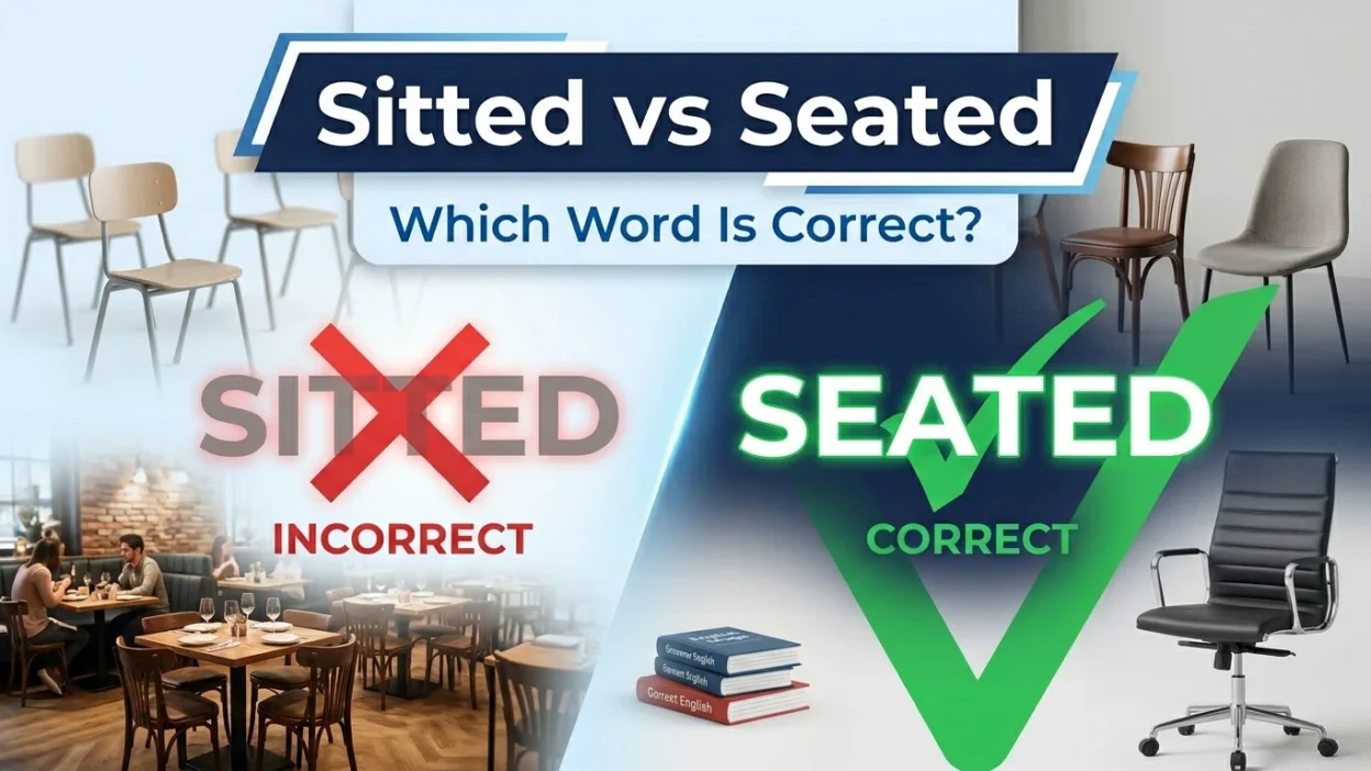 sitted vs seated