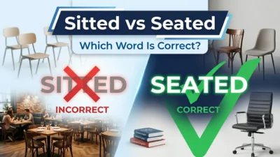 sitted vs seated
