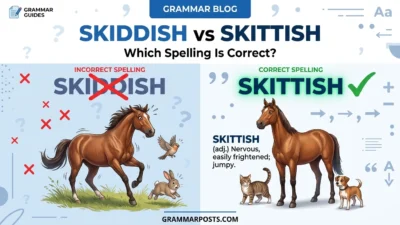skiddish vs skittish