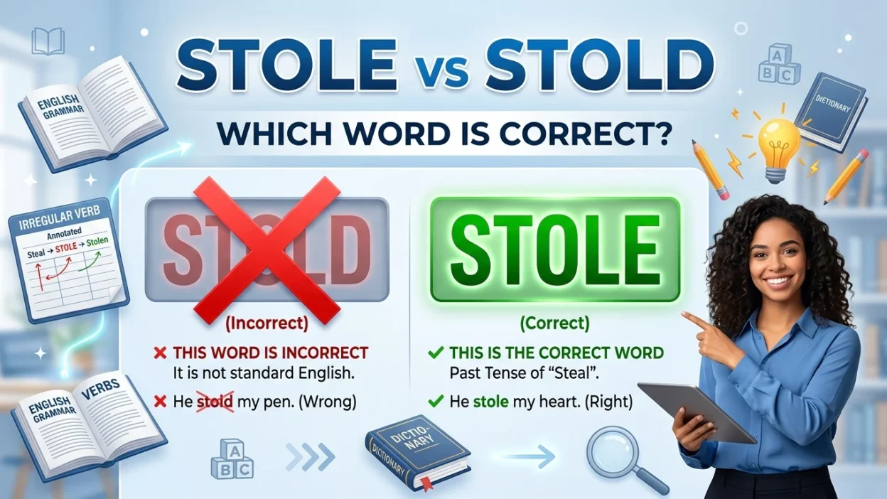 stole vs stold