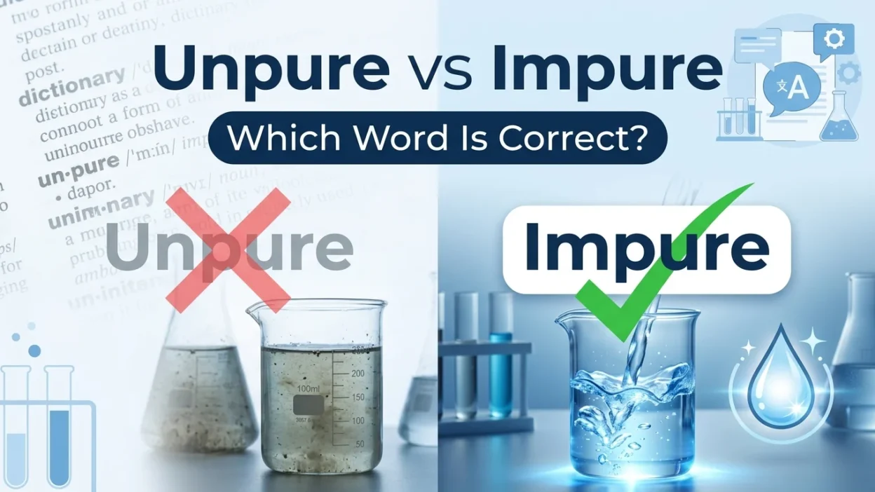 unpure vs impure