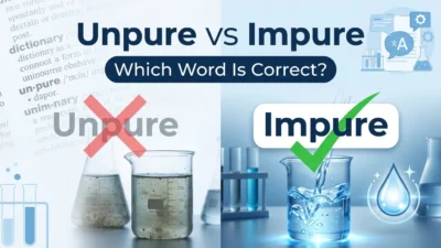 unpure vs impure