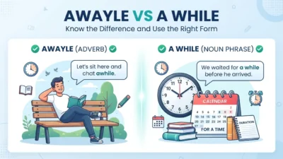 awhile vs a while