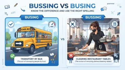 bussing vs busing