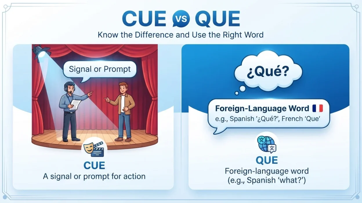cue vs que