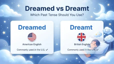 dreamed vs dreamt
