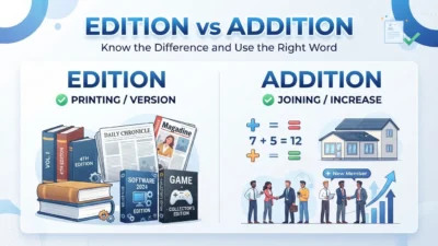 edition vs addition