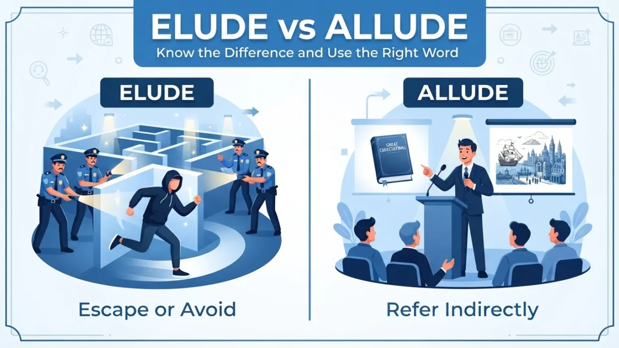 elude vs allude