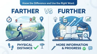farther vs further