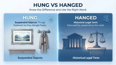 hung vs hanged