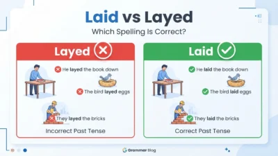 laid vs layed