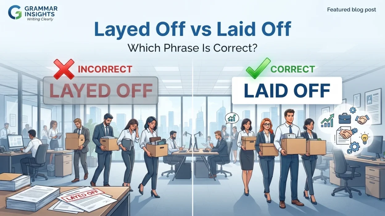 layed off vs laid off
