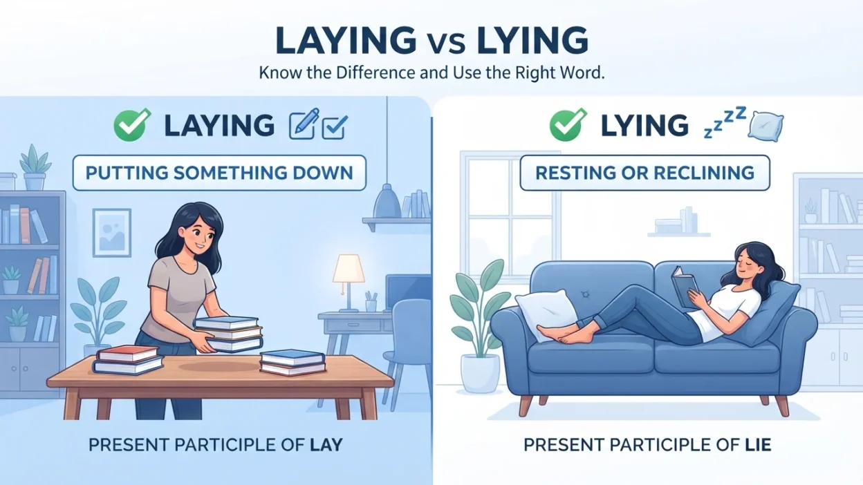 laying vs lying
