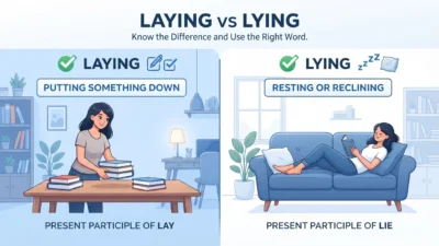laying vs lying