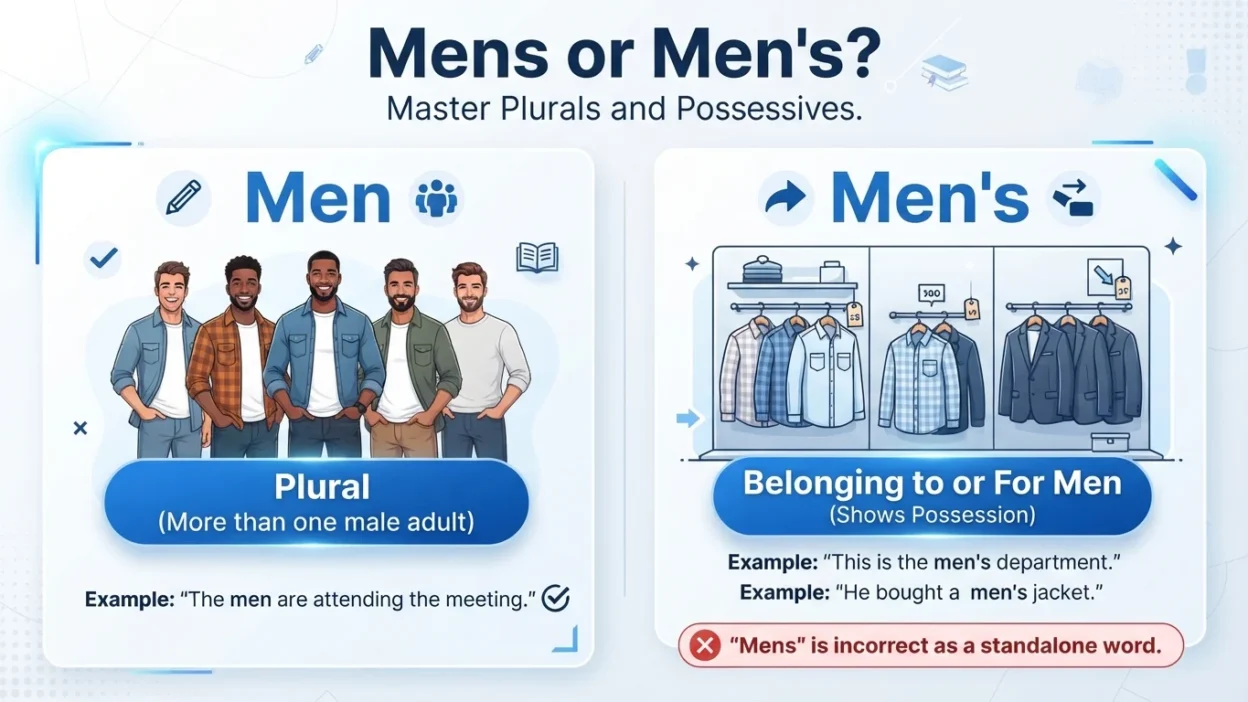 mens or men's
