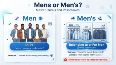 mens or men's