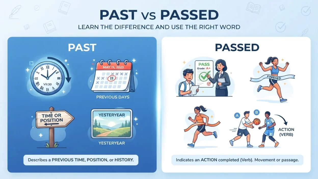 past vs passed