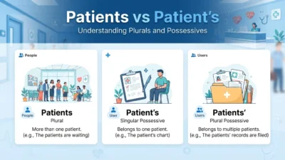 patients vs patient’s