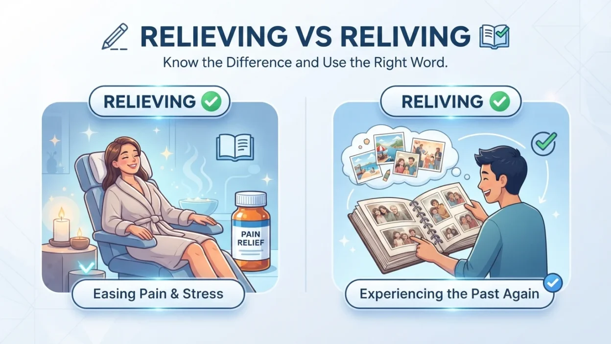 relieving vs reliving