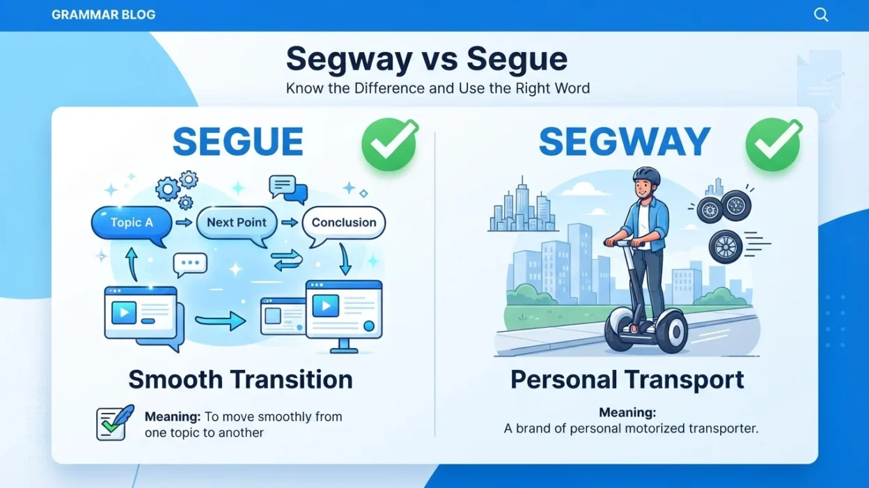 segway vs segue