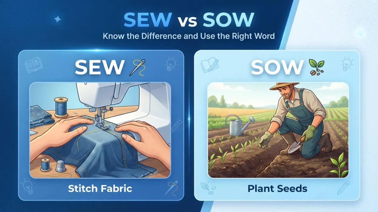 sew vs sow