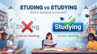 studing vs studying