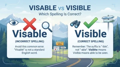visable vs visible