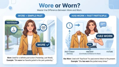 wore or worn